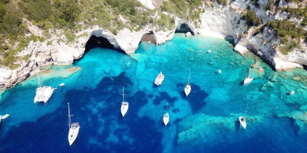 The Blue Caves Of Paxos