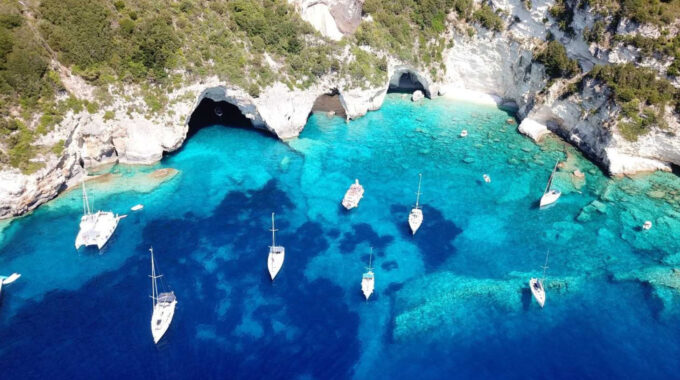 The Blue Caves Of Paxos